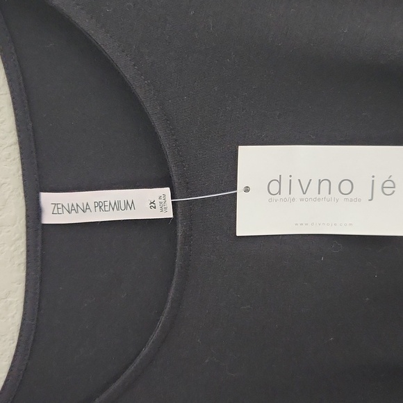 Zenana premium Dress womens divno black size 2x New - Picture 2 of 8